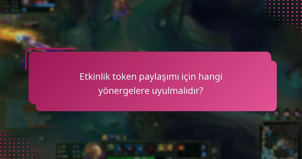 Topluluk değişimleri etkinlik token paylaşımında nasıl çalışır?