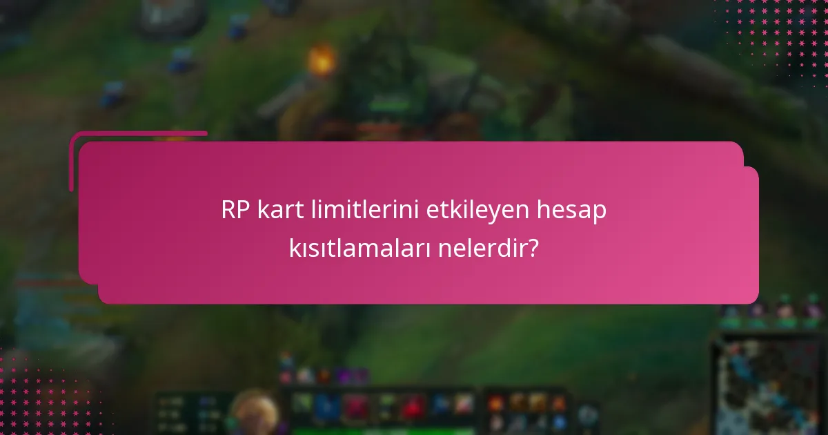 Kullanıcılar RP kart limitlerini nasıl en üst düzeye çıkarabilir?