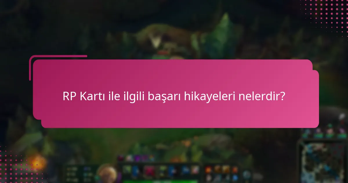 RP Kartı, benzer ürünlerle nasıl karşılaştırılıyor?