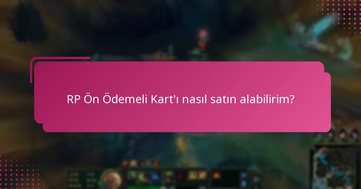 RP Ön Ödemeli Kart’ı çevrimiçi nasıl satın alabilirim?